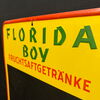 Florida Boy Fruchtsaftgetränke - Große Blechtafel der 50er Jahre
