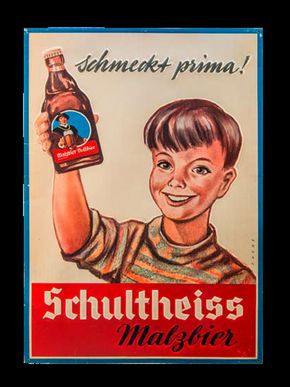 Schultheiss Malzbier, 50er Jahre