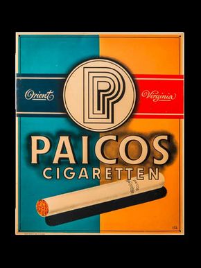 Paicos Cigaretten - Virginia - Orient (Um 1950)