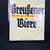 Emailschild Greußener Biere Greussen Thüringen 83 x 38,5 im Emaillerahmen um 1930/40