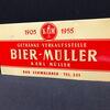 Bier Müller Bad Schwalbach (Um 1955) A114