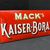 Kaiser-Borax - Mack's (Emailleschild um 1930)