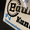 Bauknecht Elektromotoren Kundendienst Emailleschild - Graphisch toll  60 x 40 cm - D um 1950