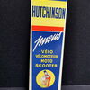 Hutchinson Blechtürschild (Frankreich um 1955)