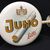 Juno (Josetti) Ausleger mit zwei Emailschilder (40 cm Durchmesser)