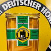 Echter Deutscher Honig - Imkerbund Blechschild - Nimm Honig - es gibt nichts Besseres 33 x 25 cm um 1960
