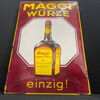 Maggi´s Würze einzig ! Emailschild um 1925