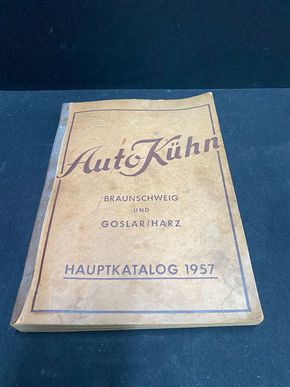 Auto Kühn Hauptkatalog mit über 400 Seiten (1957)