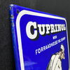 Cuprinol Holzschutzfarbe - Gegen Fäulnis und Pilze (Emailleschild um 1950)