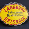 Langbräu Reisbach - Helle und dunkle Qualitätsbiere (Werbepappe um 1925)