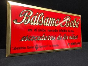 Bebe Balsam (Bàlsamo Bebè) - Das einzige unfehlbare Heilmittel gegen juckende Haut bei Kindern (soll das Scheuern und Kratzen vermeiden). Um 1920. (A22)