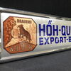 Wolfshöhe Brauerei - Höh-Quell Export Bier (Kunststoffschild im Metallrahmen) 13 x 35 cm