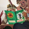 Salamander Werbeplakat mit Lurchi Heft 11 im Motiv (Um 1955)