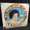 La Virginia - El Mejor Café (Emailleschild der 30Jahre / Süd- bzw. Mittelamerika)