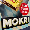 Lande Tabakfabrik - Mokri Cigaretten (50er Jahre Blechschild)
