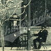 Postkarte mit extrem alten Schokoladenautomaten - Gräfelfing 1899