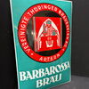 Barbarossa Bräu - Vereinigte Thüringer Brauereien A.G - Artern (Gewölbtes Emailleschild von Boos & Hahn)