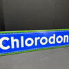 Chlorodont Emailleschild aus der Zeit um 1930 (Ca. 98 x 23 cm)