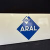 Aral - BV Aral Emailleschild von Öelpumpenschrank (Um 1950)