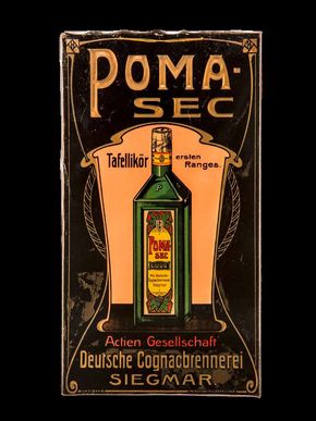 Poma-Sec – Tafellikör ersten Ranges um 1910