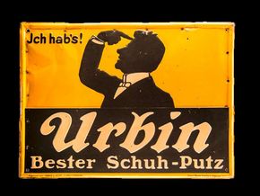 Urbin – Bester Schuh-Putz um 1910