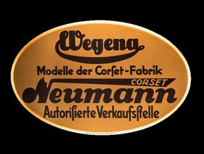 Neumann Corset-Fabrik um 1920