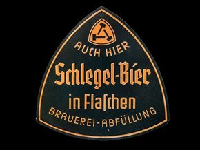 Schlegel Bier in Flaschen - Brauerei Abfüllung (1930/1950)