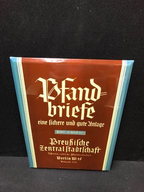 Preußische Zentralstadtschaft - Pfandbriefe eine sichere und gute Anlage (A143)