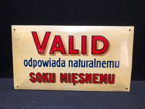 Valid - Natürlicher Fleischsaft - Polnisch  (Um 1910) A 148