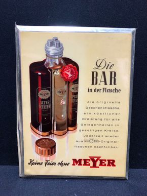 Meyer Spirituosen - Die Bar in der Flasche (50er Jahre) A179