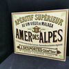 Amer des Alpes - Aperitif Supérieur (Werbepappe um 1925)