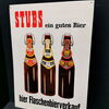 Stubs Brauerei - Ein gutes Bier (Blechschild um 1965)
