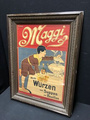 Maggi - Original Werbeplakat (ca. 55 x 41,5 cm) aus der Zeit um 1915