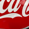 Coca Cola Fahnenschild aus der Zeit vor 1945 (beidseitig emailliert)