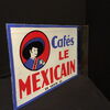 Cafes Le Mexicain Emailschild als Ausleger
