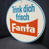 Fanta - Trink dich frisch (60er Jahre Werbeschild)