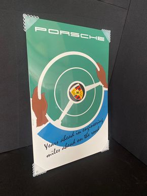 Porsche Emailschild Mint in Box - Reproduktion - Limited Edition