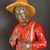 Werbefigur Junge mit Hosenträgern  93 x 26 cm um 1930