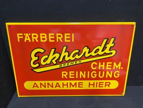 Eckhardts Färberei und chemische Reinigung Bremen (Um 1950)