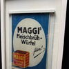 Maggi´s Würze - Unikat - 2 Originale Glasschilder hinter Glas 78 x 30 - D um 1920