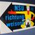 NSU richtungsweisend - 2er-Set herrlicher Werbepappen im Comicstil (Um 1955)