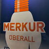 Merkur XXL Glühlampen Emailschild 120 x 80 cm - D um 1950