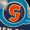 Goggo Goggomobil Kundendienst Emailschild  68 x 40 cm D um 1955 Hans Glas GmbH