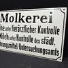 Molkerei Emailleschild (1930/1950)