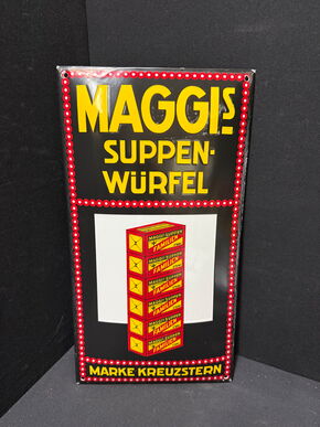 Maggi Suppen-Würfel (Emailschild Reproduktion)