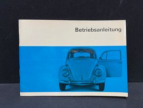 VW Betriebsanleitung aus dem Jahr 1966