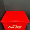 Coca Cola Holztruhe mit Kühlfachauskleidung (Späte 50er / Frühe 60er Jahre)