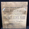 Voss Magarine - Die echte gute Eigelb-Pflanzenbutter (Werbepappe um 1925)