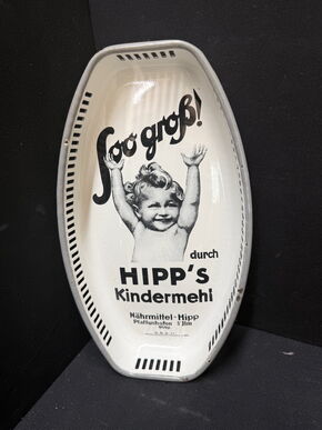 Hipps Kindermehl - Emaillierte Brötchenschale (Zweite Generation)