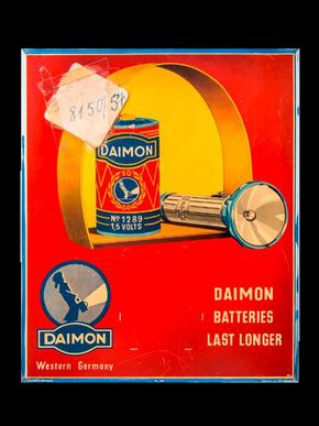 Daimon Batteries last longer, 1957